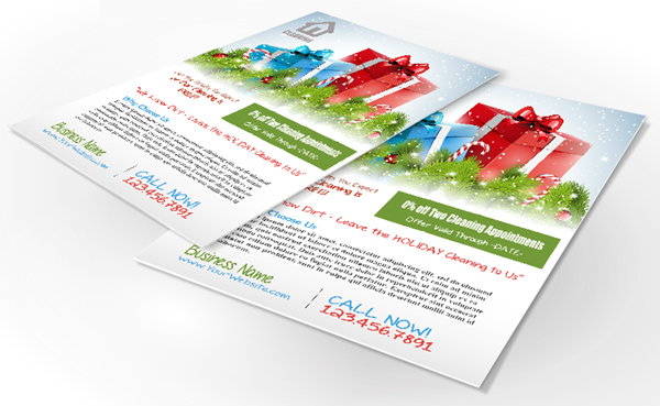 Holiday Cleaning Business Flyers